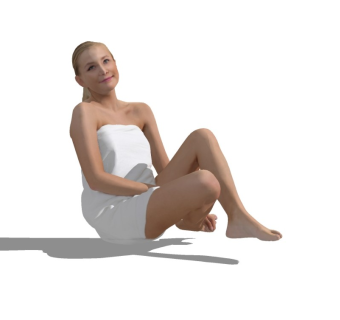 浴室精细人物模型 (4)